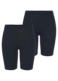 Active Pack of 2 Pairs of Cycling Shorts by Vivance