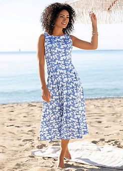 Beach Time Floral Print Summer Dress by beachtime