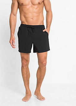 Black Loose Fit Swim Shorts by bonprix