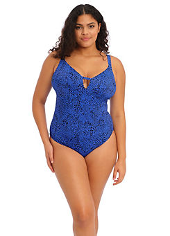 Blue Pebble Cove Non Wired Swimsuit by Elomi