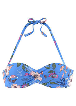 Blue Print ’Maya’ Underwired Bandeau Bikini Top by s.Oliver