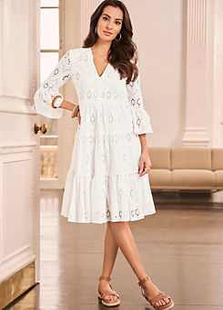 Broderie Anglaise Tunic Dress by Together