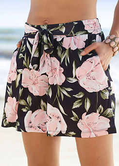 Floral Print Swim Shorts by s.Oliver
