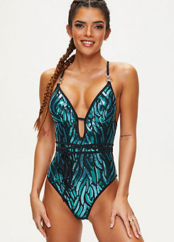 Green Gold Coast Soft Swimsuit by Ann Summers