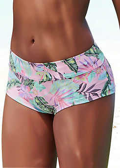 Multi Azalea Tropical Print Bikini Hot Pants by s.Oliver