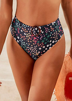 Multi Bikini Briefs with Removable Belt by s.Oliver