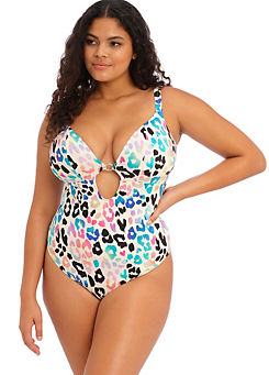 Multi Party Bay Non Wired Plunge Swimsuit by Elomi