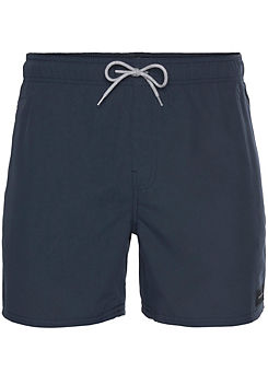 Navy Offset Volley Swim Shorts by Rip Curl