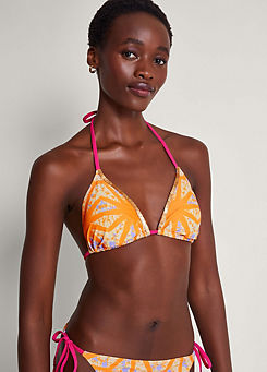 Orange Santiago Bikini Top by Monsoon