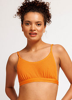 Orange Swim Bikini Top by Chelsea Peers