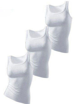 Pack of 3 Vest Tops by H.I.S