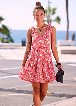 Print Mini Dress by beachtime