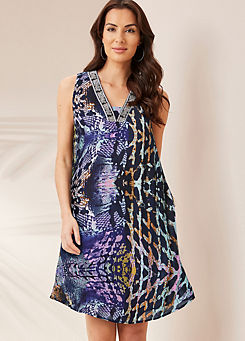 Print Tunic Dress by Together