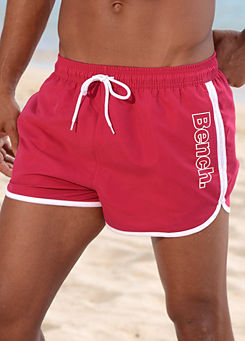 Red Swimming Shorts by Bench
