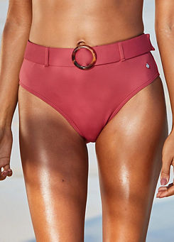 Russet ’Rome’ High Waisted Bikini Briefs by s.Oliver
