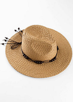 Straw Summer Hat by bonprix
