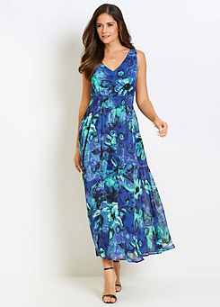Tropical Print Maxi Dress by bpc selection