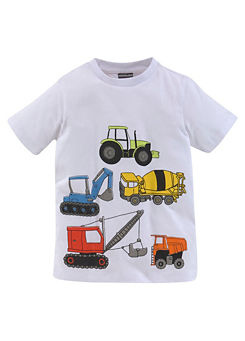 Truck Print T-Shirt by Kidsworld