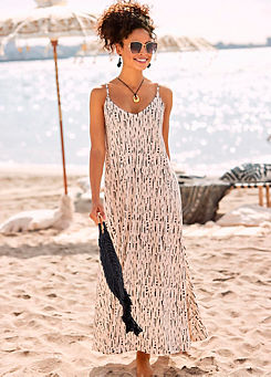 V-Neck Maxi Beach Dress by s.Oliver