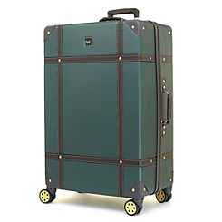 Vintage 8 Wheel Large Suitcase by Rock