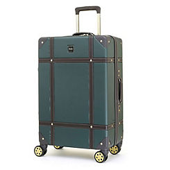 Vintage 8 Wheel Medium Suitcase by Rock