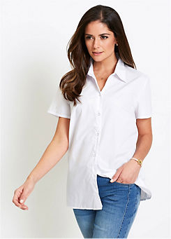 White Essential Short Sleeve Blouse by bpc selection