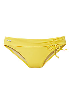 Yellow Flip-Waist Swimwear Briefs by Buffalo