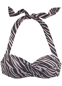 Zebra Print Zebra Print Bandeau Bikini Top by LASCANA