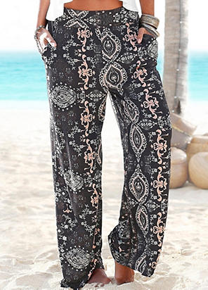 Buffalo Paisley Print Palazzo Pants