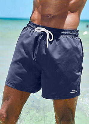 Navy Pocket Swim Shorts by bpc bonprix collection