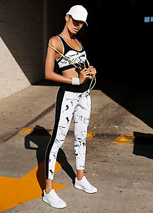 Printed Capri Sports Leggings by active by LASCANA