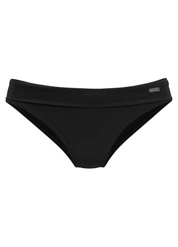 Black ’Perfect’ Fold Over Bikini Briefs by Bench | Swimwear365