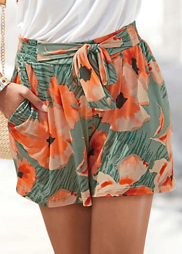 Floral Print Shorts