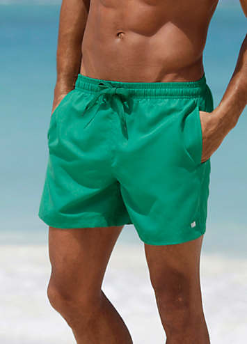 mens green swim shorts