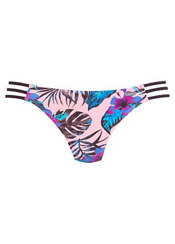 Light Pink ’Marly’ Side Strap Bikini Briefs by Venice Beach | Swimwear365