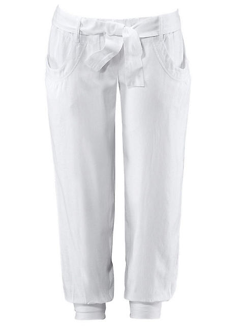 White Beach Trousers by Buffalo London