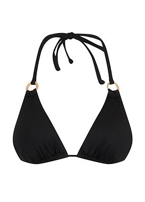 Black Triangle Bikini Top by LASCANA | Swimwear365