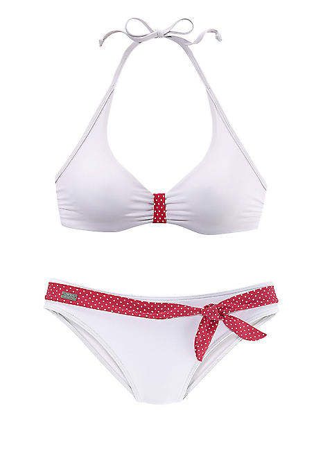 Buffalo White Underwired Bikini | Swimwear365