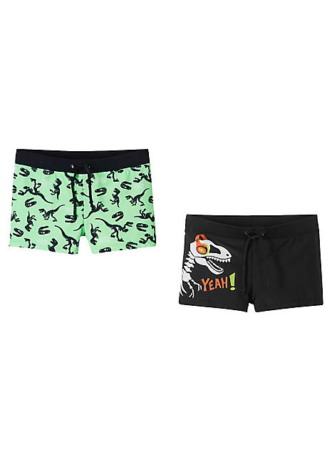Multi Pack of 2 Boys Swim Shorts by bonprix Swimwear365