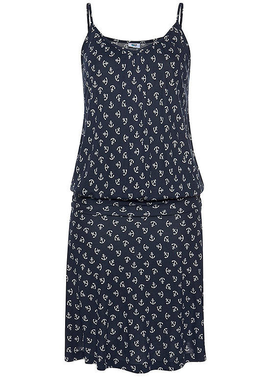 Anchor Print Dress by beachtime