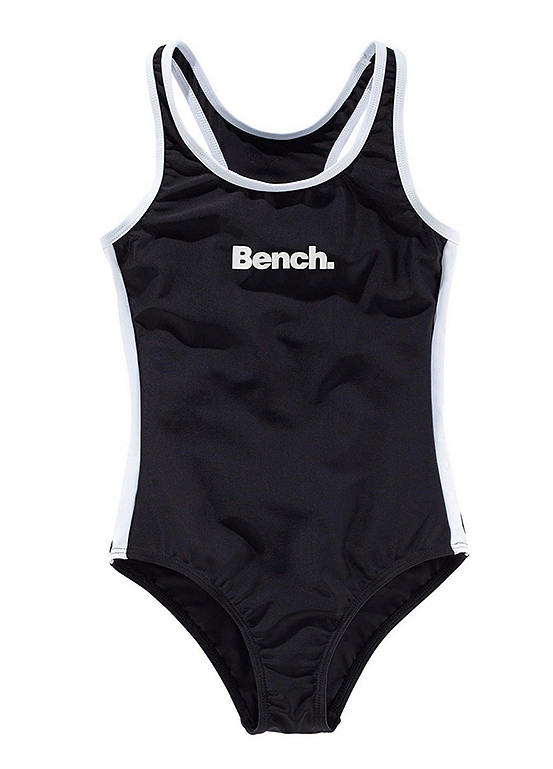 Black Girls Racer Back Swimsuit by Bench