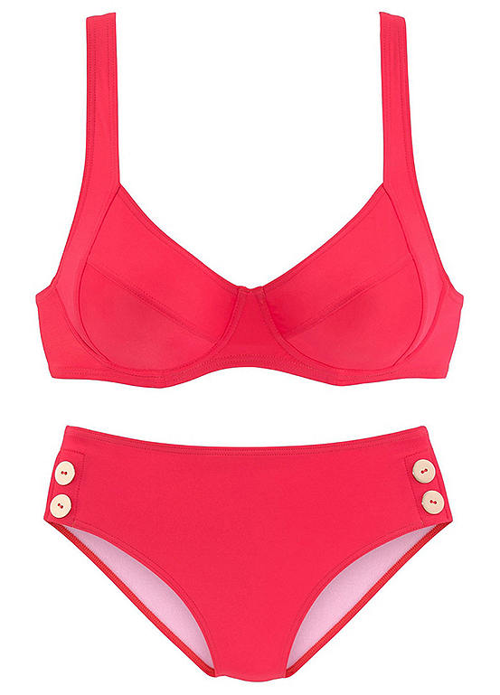 Bright Red Underwired Bikini by Vivance