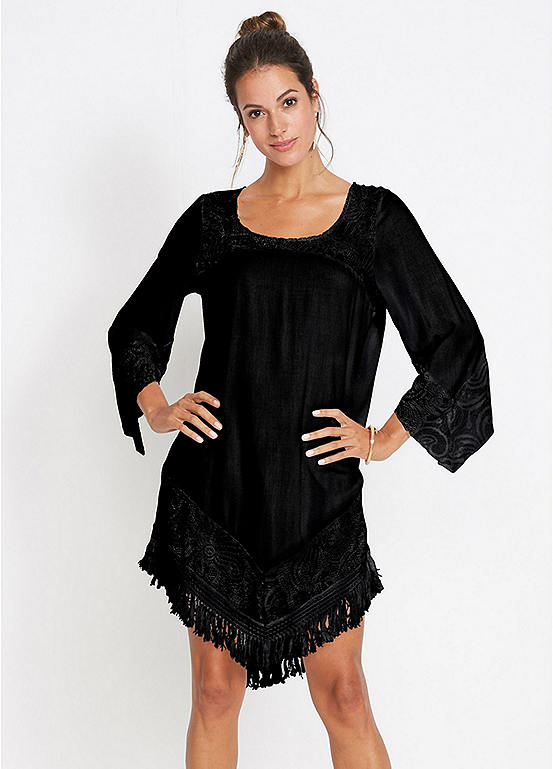Crochet Beach Cover-Up Dress by bpc selection