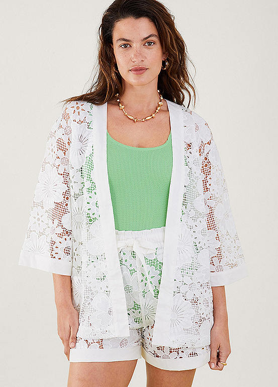 Lace Flower Cover Up by Accessorize