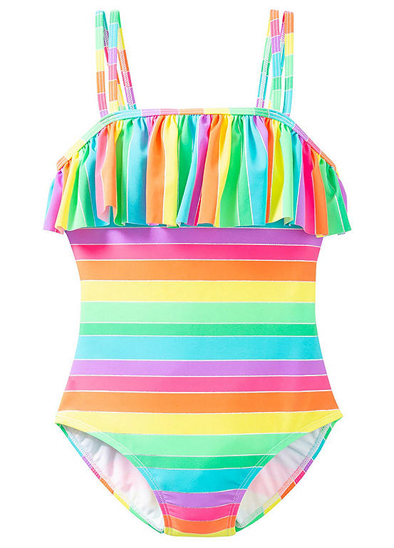 Multi Stripe Kids Swimsuit by bpc bonprix collection