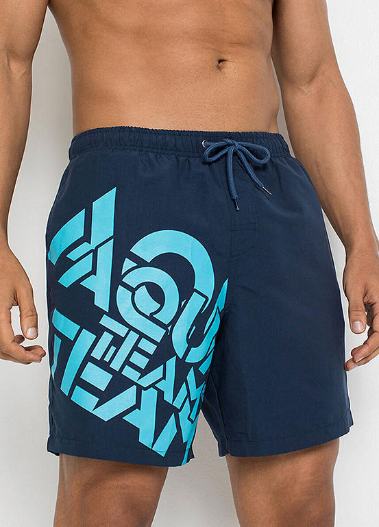 Navy Swim Shorts by bonprix