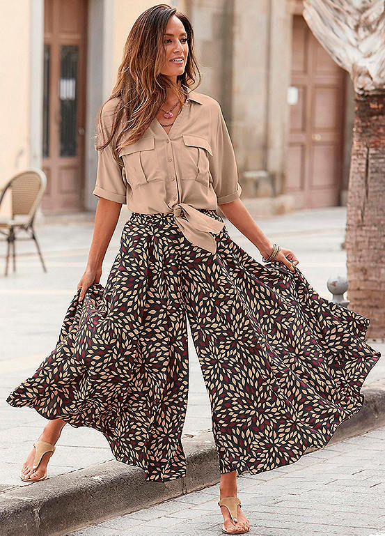 Printed Culottes by LASCANA