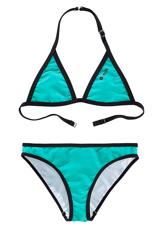 Turquoise Girls Triangle Bikini by Bench | Swimwear365