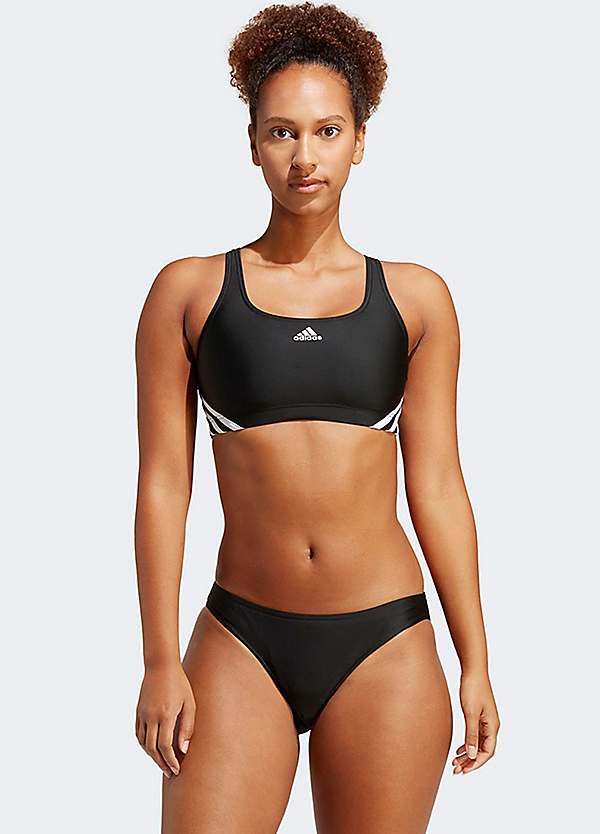 waterval Glimp metgezel Black Bustier Bikini by adidas Performance | Swimwear365