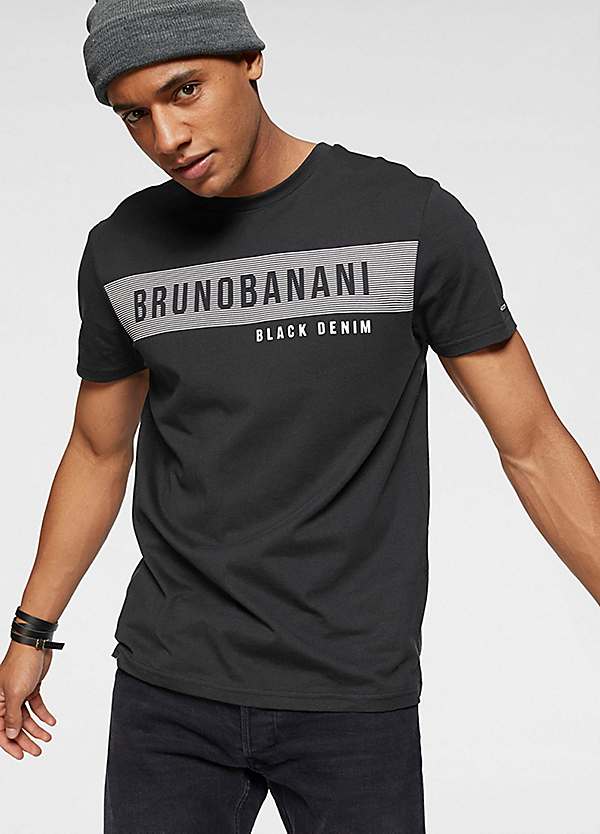 Black Slim Fit T-Shirt by Bruno Banani | Swimwear365